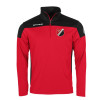 408015-6800BRAAKHUIZEN Stanno Pride 1/4 zip top Braakhuizen Rood Zwart