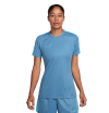 DX0521-429 Nike Dames T-Shirt Dri-Fit Academy SS Shirt Blauw