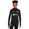 FN9936-011 Nike FC Barcelona Drill Top Kids 2024-2025 Zwart