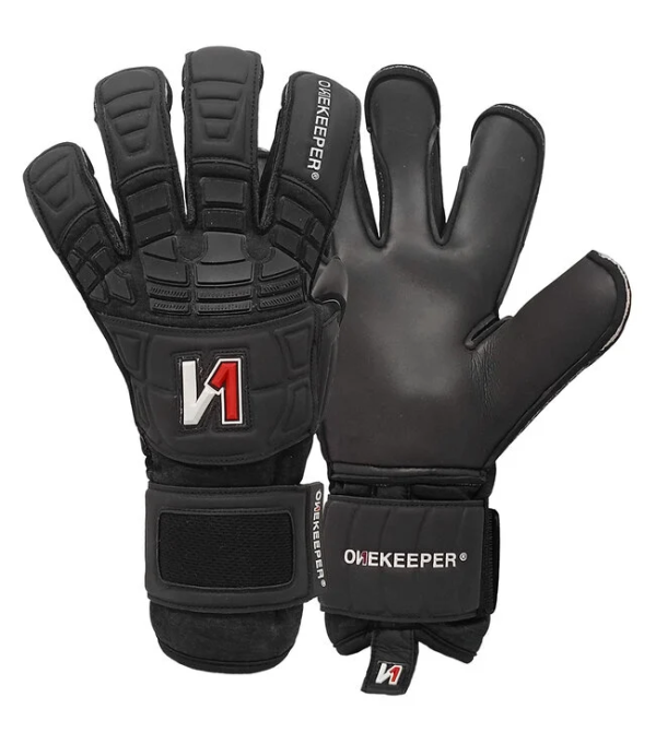 S3.TC.CO.Zwart ONEkeeper Keeperhandschoenen Solid Zwart